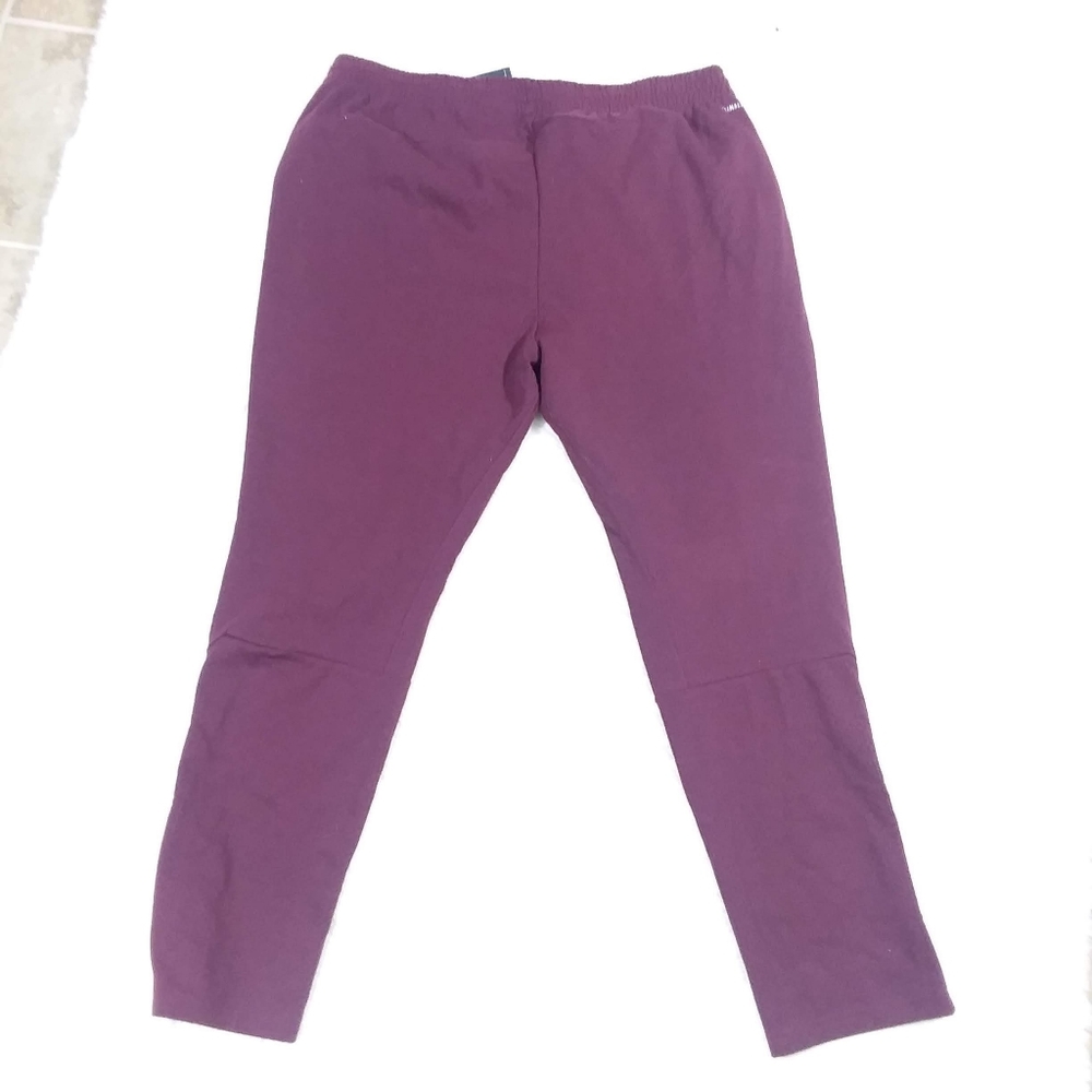 Adidas squad pants maroon and white men's size 2x - Picture 6 of 9